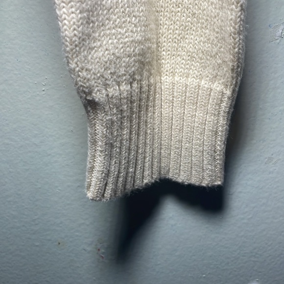 Polo by Ralph Lauren size extra large cream, quarter zip sweater - Picture 6 of 7